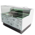 Vitrina Expositora Refrigerada para Pastelería Cristal Recto sin Reserva 1250x950x1150h mm LYON125CB INFRIMA