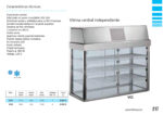 Vitrina Expositora Refrigerada para Pastelería Sobremesa 4 Cubetas GN 1/1 Cristal Recto 3 Estantes 1455x635x1150h mm VCI2 INFRIMA - Imagen 2