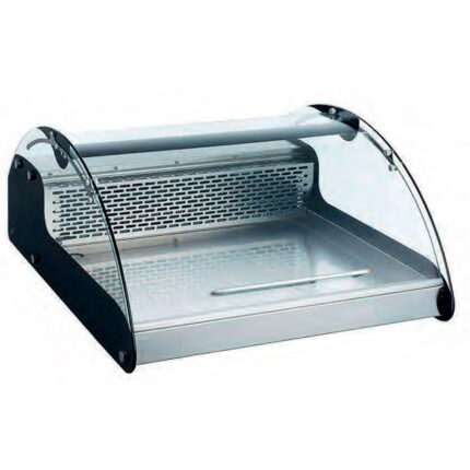 Vitrina Expositora Refrigerada para Pescado Cristal Curvo 118 Litros 695x882x417h mm RTW-188L EUTRON