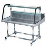 Vitrina Expositora Refrigerada para Pescado Cristal Curvo 255 Litros 1250x890x1080h mm RTW-255L EUTRON