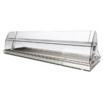 Vitrina Expositora Refrigerada para Pescados Cristal Curvo 2000x490x330h mm DUO2000 INFRIMA