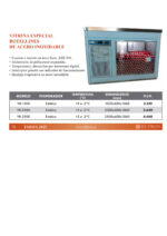 Vitrina Refrigerada Acero Inoxidable Especial Botellines 2000x600x1060h mm VB-2000 EUTRON - Imagen 2