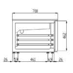 Abatidor de Temperatura 5 Bandejas GN 1/1-40 - 4 Bandejas 60x40 Gama DAN-S 800x800x900h mm DA5N-S Docriluc - Imagen 3
