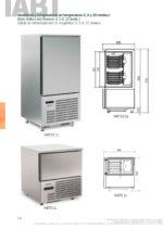 Abatidor de Temperatura 3 Bandejas GN 1 / 1 - 68 Litros Gama IABT 721x711x536h mm IABT3 1S Infrico - Imagen 3