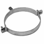 Ø 500 mm - Abrazadera con Tuerca de Acero Galvanizado para la Instalación de Extracciones de Humo AT500 Donbar