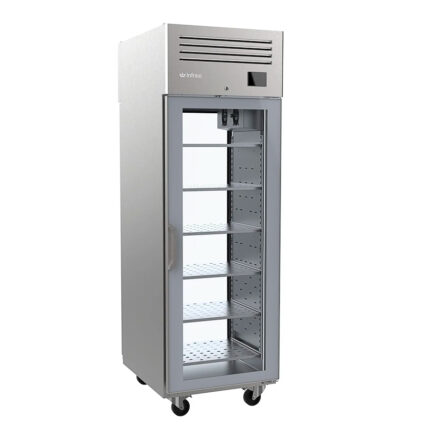 Armario Caliente Acero Inoxidable 2 Puertas de Cristal Pasantes 6 Estantes 565 Litros Gama 700/900/1400L 687x960x2130h mm AGB 701 WPDCR Infrico
