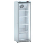 Armario Expositor Refrigerado 1 Puerta de Cristal 4 Estantes 348 Litros Gama EVR-620-ES 620x578x1885h mm EVR-620-ES Docriluc