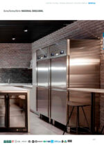 Armario Expositor Refrigerado Acero Inoxidable 1 Puerta de Cristal 4 Estantes 500 Litros Gama 500/1000L 687x700x2060h mm AEX500 T/F Infrico - Imagen 5