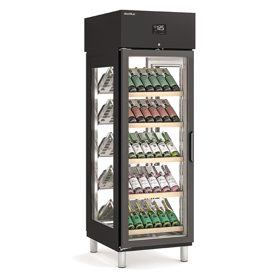 Armario-Expositor-Refrigerado-para-Vinos-en-Negro-1-Puerta-de-Cristal-60-Botellas-Gama-TERROIR-PASS-1370x865x1995h-mm-PSTH-751-Docriluc.jpg Armario Expositor Refrigerado para Vinos en Negro 1 Puerta de Cristal 60 Botellas Gama TERROIR PASS 1370x865x1995h mm PSTH-751 Docriluc - Imagen 1