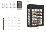 Armario Expositor Refrigerado para Vinos en Negro 2 Puertas de Cristal 1520x640x2300h mm DVNP23-2P-PT Docriluc - Imagen 2