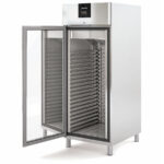 Armario Expositor de Refrigeración Acero Inoxidable 1 Puerta de Cristal 870 Litros Gama MIRAGE CAGR 812x1015x2130h mm CAGRV-95-1 Docriluc