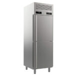 Armario Mixto Acero Inoxidable GN 2/1 - 2 Puertas Opacas 3 Estantes 520 Litros Gama 700/1400L 687x794x2130h mm AGN702 MX Infrico