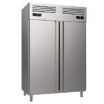 Armario Mixto Acero Inoxidable GN 2/1 - 2 Puertas Opacas 6 Estantes 1120 Litros Gama 700/1400L 1385x794x2130h mm AGB1402 MX Infrico