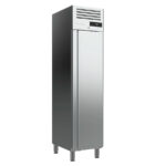 Armario Refrigerado Acero Inoxidable GN 1/1 - 1 Puerta Opaca 3 Estantes 325 Litros Gama SLIM 482x695x2100h mm AGN301 Infrico