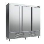 Armario Refrigeración Acero Inoxidable 3 Puertas Opacas 9 Estantes 1730 Litros Gama 1600L 2081x700x2060h mm AN1603 T/F Infrico