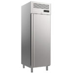 Armario Refrigeración Acero Inoxidable GN 2/1 - 1 Puerta Opaca 3 Estantes 560 Litros Gama 700/1400L 687x794x2130h mm AGB701 Infrico