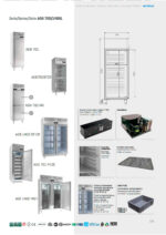 Armario Expositor de Congelación Acero Inoxidable GN 2/1 - 2 Puertas de Cristal 4 Estantes 560 Litros Gama 700/1400L 687x794x2130h mm AGB702 BT CR Infrico - Imagen 4
