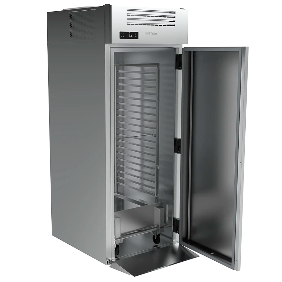 Armario-Refrigeracion-para-Carros-GN-2-1-Acero-Inoxidable-1-Puerta-Opaca-1224-Litros-Gama-RIC-876x1090x2414h-mm-FRIC1DP-InEfricSo.jpg Armario de Congelación para Carros GN 2/1 Acero Inoxidable 1 Puerta Opaca 1224 Litros Gama RIC 876x1090x2414h mm RIC1P BT Infrico - Imagen 1
