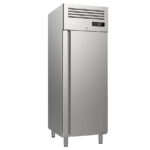 Armario Refrigerado Acero Inoxidable GN 2/1 - 1 Puerta Opaca 3 Estantes 505 Litros Gama 600/1300L 687x794x1989h mm AGB651 Infrico