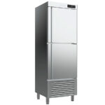 Armario de Congelación Acero Inoxidable 2 Puertas Opacas 3 Estantes 500 Litros Gama 500/1000L 687x700x2060h mm AN502 BT Infrico