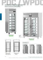 Armario Caliente Acero Inoxidable 2 Puertas de Cristal Pasantes 6 Estantes 565 Litros Gama 700/900/1400L 687x960x2130h mm AGB 701 WPDCR Infrico - Imagen 3