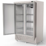 Armario Refrigerado Acero Inoxidable 2 Puertas Opacas 9 Estantes 1404 Litros Gama US RANGE DUPR 1350x845x2145h mm DUPR-55 Docriluc