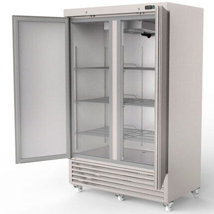Armario Refrigerado Acero Inoxidable 2 Puertas Opacas 9 Estantes 1404 Litros Gama US RANGE DUPR 1350x845x2145h mm DUPR-55 Docriluc