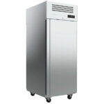 Armario Refrigerado GN 2/1 Acero Inoxidable 2 Puertas Opacas Pasantes 6 Estantes 840 Litros Gama 700/900/1400L 796x960x2130h mm AGB 901 PDC Infrico