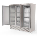 Armario Refrigerado Acero Inoxidable 3 Puertas Opacas 15 Estantes 2197 Litros Gama US RANGE DUPR 2035x845x2145h mm DUPR-82 Docriluc