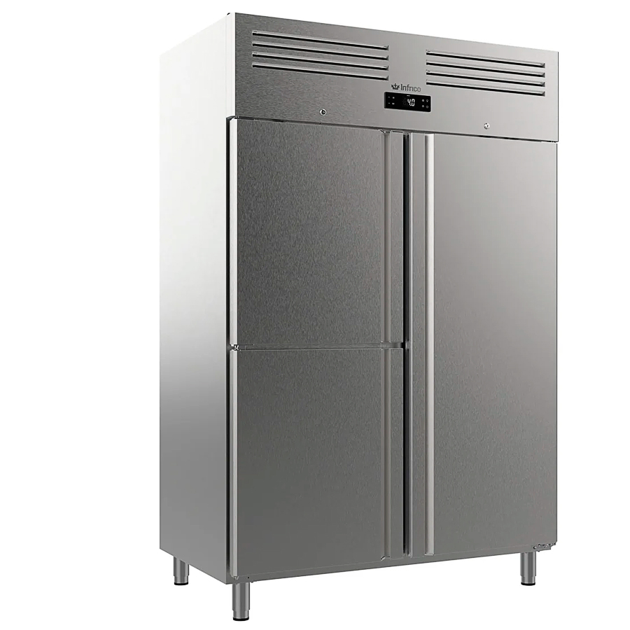 Armario-Refrigerado-Acero-Inoxidable-GN-2-1-3-Puertas-Opacas-6-Estantes-1240-Litros-Gama-700-1400L-1385x794x2130h-mm-AGB1403-Infrico.jpg Armario Refrigerado Acero Inoxidable GN 2/1 - 3 Puertas Opacas 6 Estantes 1240 Litros Gama 700/1400L 1385x794x2130h mm AGB1403 Infrico - Imagen 1