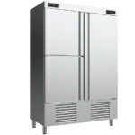 Armario Refrigerado Acero Inoxidable para Pescado 3 Puertas Opacas 6 Estantes 1100 Litros Gama 500/1000L 1385x700x2060h mm ANDBT1003 TF Infrico