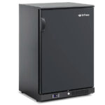 Armario Refrigerado Negro 1 Puerta Opaca 2 Estantes 140 Litros Gama ERV 600x510x920h mm ERV 15 SH Infrico