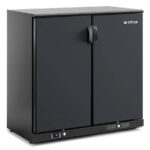 Armario Refrigerado Negro 2 Puertas Opacas 2 Estantes 220 Litros Gama ERV 900x510x920h mm ERV 25 PP Infrico