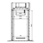 Armario Refrigerado Pasante para Carros GN 2/1 Acero Inoxidable 1 Puerta Opaca 1245 Litros Gama RIC 940x1180x2414h mm RIC1P TH Infrico - Imagen 6