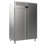 Armario Refrigerado para Pescadería 600x400 Acero Inoxidable 2 Puertas Opacas 14 Cajones 1240 Litros Gama 700/1400L 1385x794x2130h mm AGB1402 PESC Infrico
