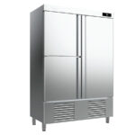 Armario de Congelación Acero Inoxidable 3 Puertas Opacas 6 Estantes 1110 Litros Gama 500/1000L 1385x700x2060h mm AN1003 BT Infrico