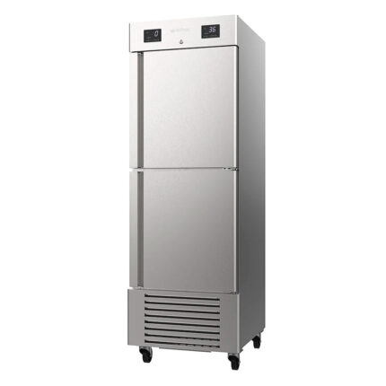 Armario de Congelación y Refrigeración Acero Inoxidable 2 Puertas Opacas 4 Estantes 590 Litros Gama AN GN 2/1 - 687x796x2112h mm AN 23 MX Infrico (copia)