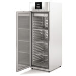 Armario Expositor de Refrigeración Acero Inoxidable 1 Puerta Opaca 3 Estantes GN 2/1 - 645 Litros Gama MIRAGE CAGR 680x860x1967h mm CAGRV-75-1-SD Docriluc