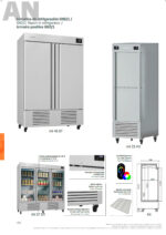 Armario de Congelación y Refrigeración Acero Inoxidable 2 Puertas Opacas 4 Estantes 590 Litros Gama AN GN 2/1 - 687x796x2112h mm AN 23 MX Infrico (copia) - Imagen 3