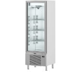 Armario Expositor de Refrigeración Acero Inoxidable 1 Puerta de Cristal 3 Estantes 490 Litros Gama IAN 500 - 687x712x2060h mm IAN501CR Infrico