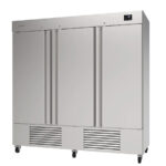 Armario de Congelación Acero Inoxidable 3 Puertas Opacas 9 Estantes 1886 Litros Gama AN GN 2/1 - 2081x796x2112h mm AN 67 BT Infrico