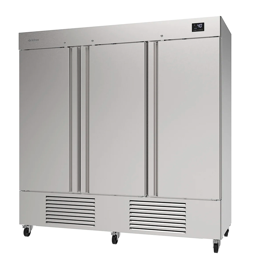 Armario-de-Refrigeracion-Acero-Inoxidable-3-Puertas-Opacas-9-Estantes-1886-Litros-Gama-AN-GN-2-1-2081x796x2112h-mm-AN-67-Infrico.jpg Armario de Congelación Acero Inoxidable 3 Puertas Opacas 9 Estantes 1886 Litros Gama AN GN 2/1 - 2081x796x2112h mm AN 67 BT Infrico - Imagen 1