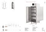 Armario de Refrigeración para Pastelería Acero Inoxidable 2 Puertas Pasantes Opacas 3 Estantes GN 2/1 - 565 Litros Gama MIRAGE CAGR 680x865x2130h mm CAGR-75-2-PT Docriluc - Imagen 2