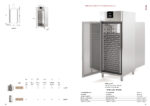 Armario Expositor de Refrigeración para Pastelería Acero Inoxidable 2 Puertas Pasantes de Cristal 935 Litros Gama MIRAGE CAGR 812x1025x2130h mm CAGRV-95-2-PT Docriluc - Imagen 2