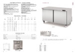 Bajo Mostrador de Congelación Acero Inoxidable 2 Puertas Opacas 4 Estantes 500 Litros Gama US RANGE DSD 1532x805x915h mm DSDN-60 Docriluc - Imagen 2
