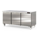Bajo Mostrador Refrigerado Acero Inoxidable 3 Puertas Opacas 6 Estantes 606 Litros Gama US RANGE DSD 1837x805x915h mm DSD-72 Docriluc