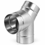 Ø 500 mm - Bifurcación en Y a 45º de Acero Galvanizado Circular para la Instalación de Extracciones de Humo Y45500 Donbar