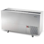 Enfriador de Botellas Acero Inoxidable 3 Puertas Opacas 445 Litros Gama IEB 1479x550x865h mm IEB 150 Infrico
