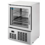 Escarchador de Copas Acero Inoxidable 1 puerta de Cristal 95 Litros 2 Estantes Gama ESC 570x600x850h mm ESC 50 CR Infrico