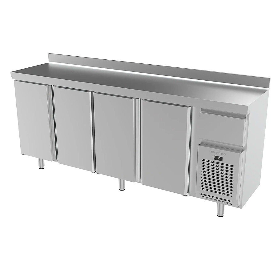 Frente-Mostrador-Refrigerado-Acero-Inoxidable-4-Puertas-Opacas-8-Estantes-1-Tolva-730-Litros-Gama-IF-600-2452x600x1050h-mm-IF604P-Infrico.jpg Frente Mostrador Refrigerado Acero Inoxidable 4 Puertas Opacas 8 Estantes 1 Tolva 730 Litros Gama IF 600 - 2452x600x1050h mm IF604P Infrico - Imagen 1